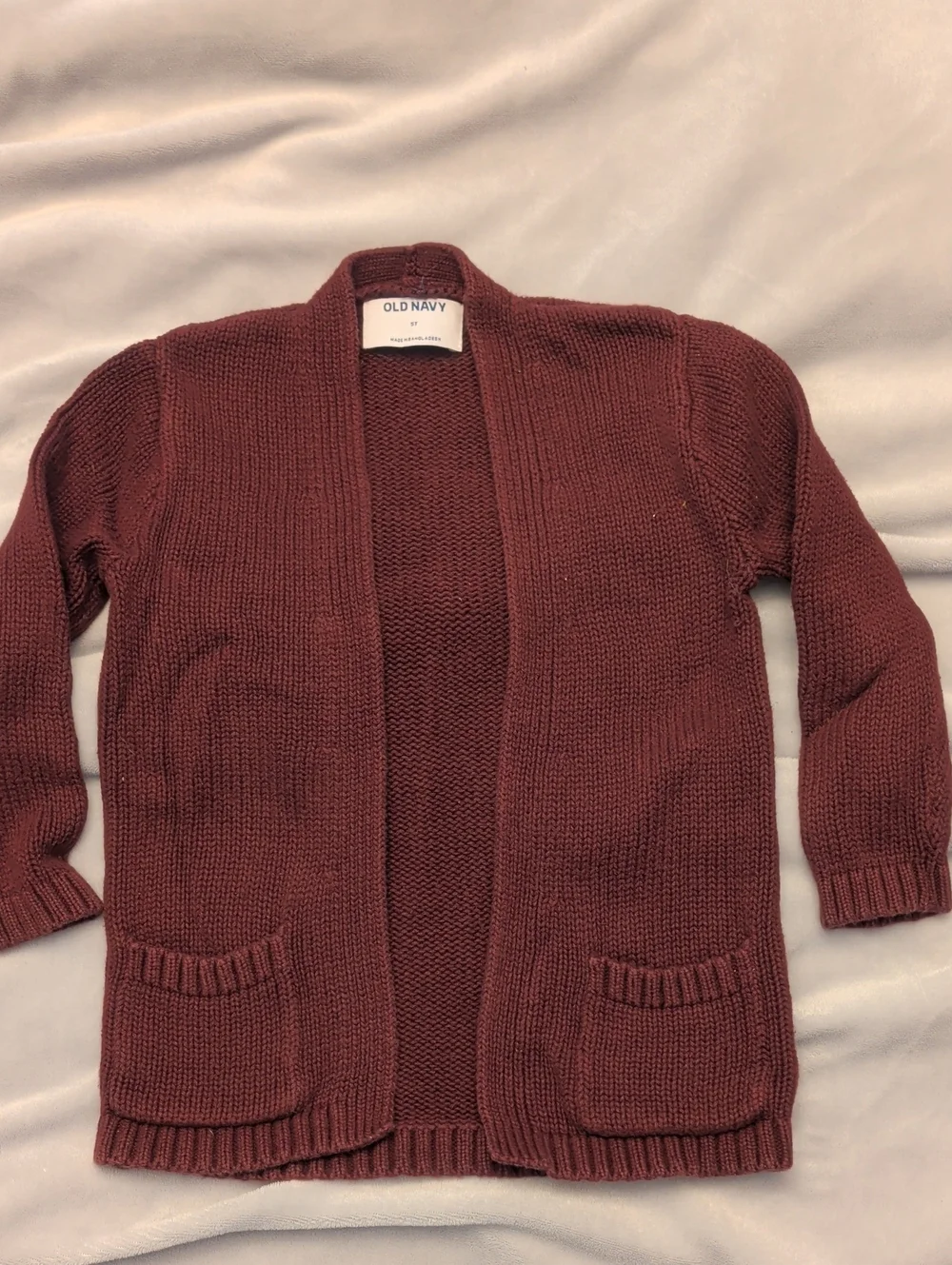 Old Navy Open-Front Cardigan Sweater - Burgundy